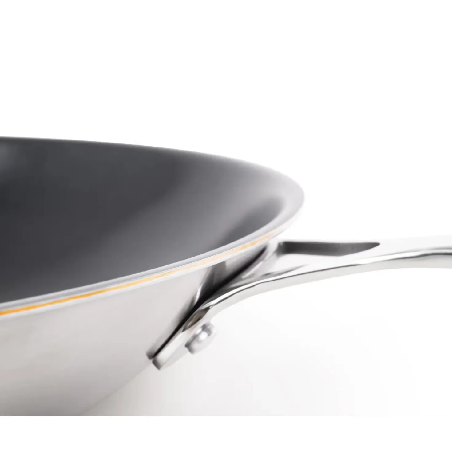 Olavson Wok Met Koperen Kern Coated 30 cm
