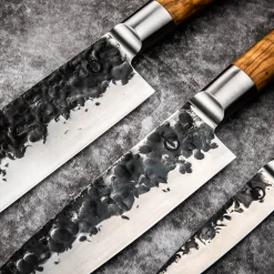 Olive Forged Messenset 6 delig + Messenblok
