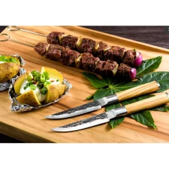 Olive Forged Steakmessenset 4-delig