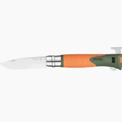 Opinel Explore no. 12 Oranje/Groen Met Teek Tool