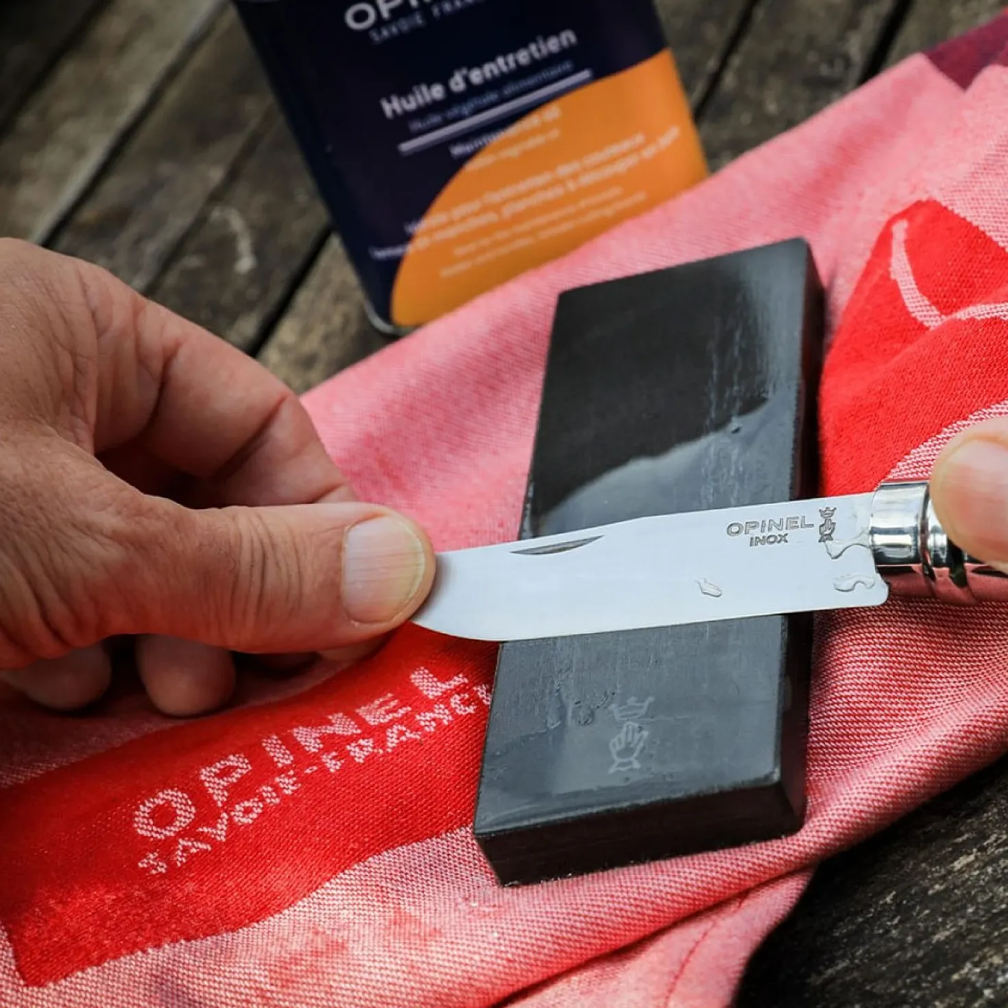 Opinel Natuurlijke Slijpsteen 14 cm