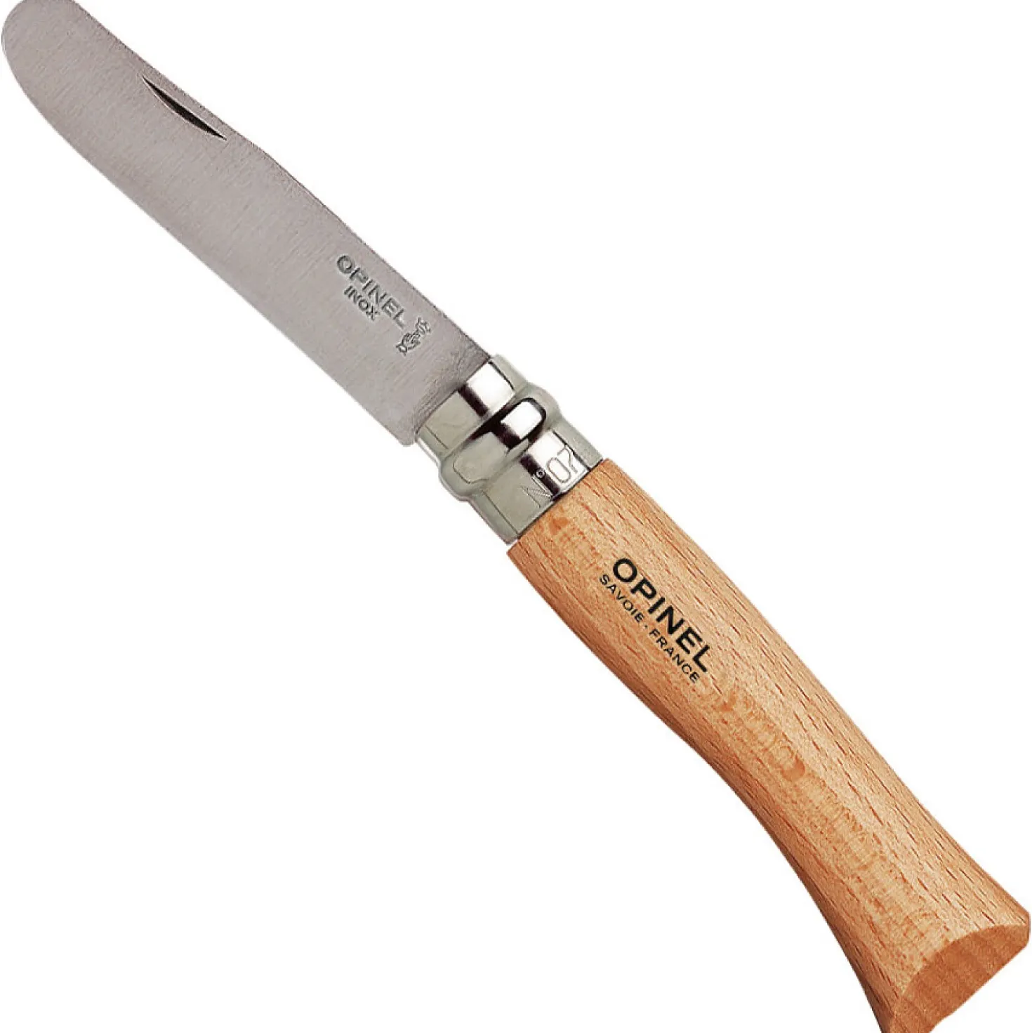 Opinel Zakmes Afgerond no. 7 Roestvrij