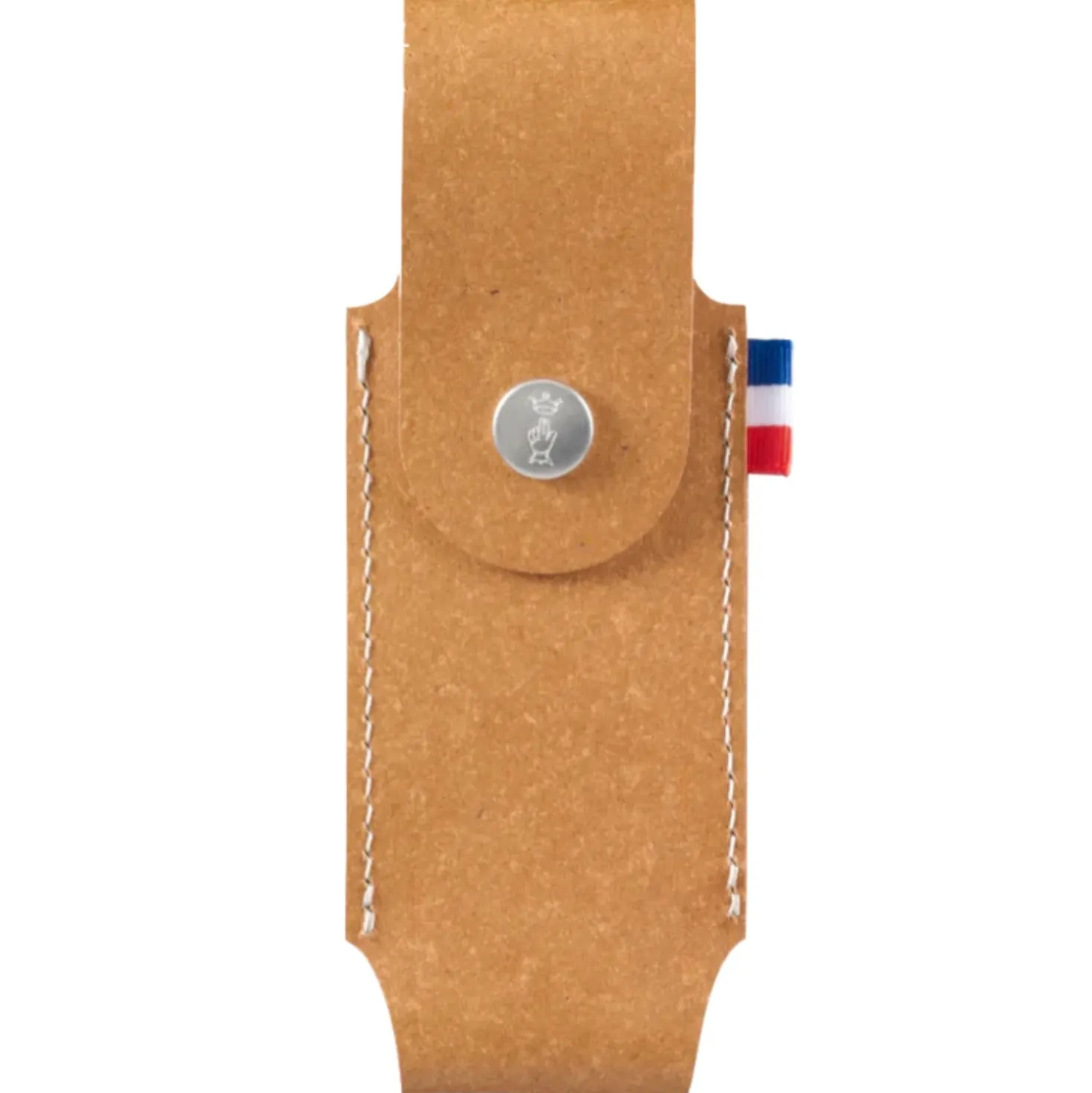 Opinel Zakmesetui Marron Gerecycled Leer Bruin Small