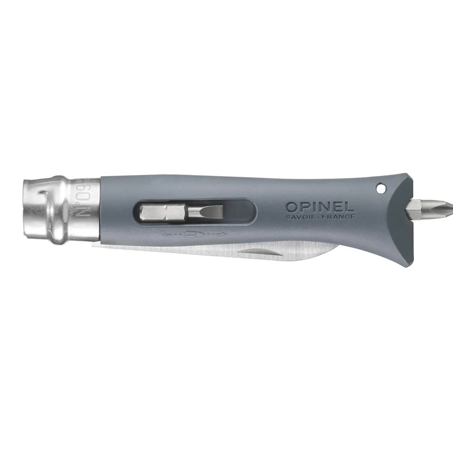 Opinel Zakmes no. 9 DIY Grijs