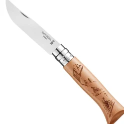 Opinel Zakmes no 8 Eikenhout Roestvrij Alpine Biking