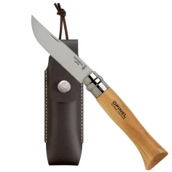 Opinel Zakmes no. 8 Roestvrij met Etui