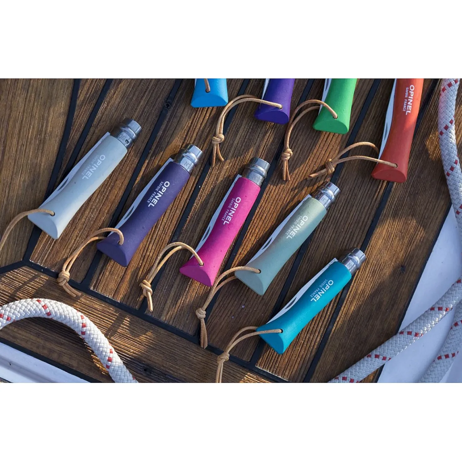 Opinel Zakmes no. 6 Roestvrij Turquoise