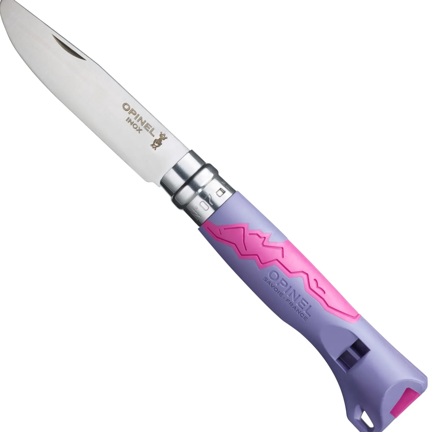 Opinel Zakmes Outdoor Junior no. 7 Paars/Roze