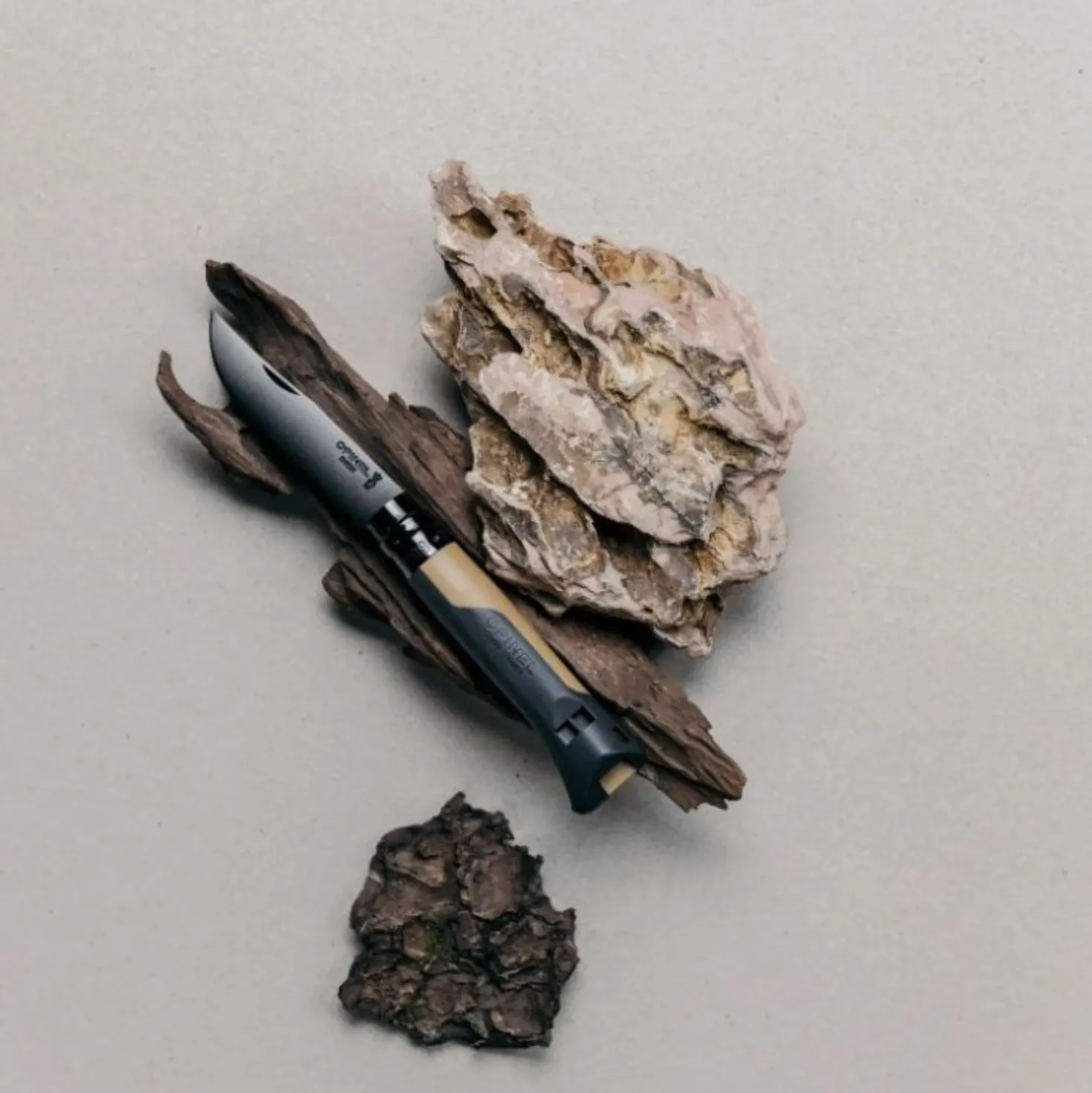 Opinel Zakmes Tradition Horizon no. 8 Mustard