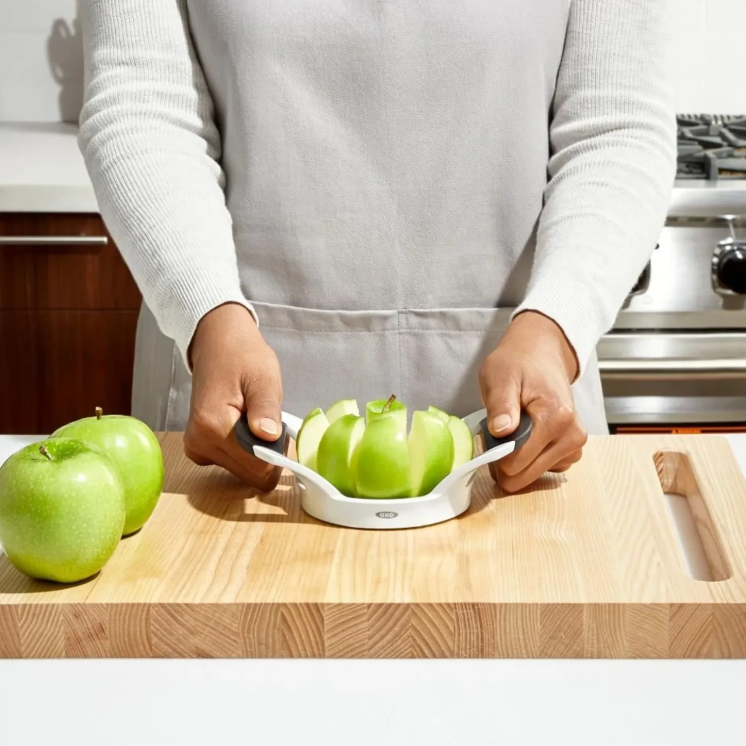 Oxo Appeldeler Met Verhooge Grepen