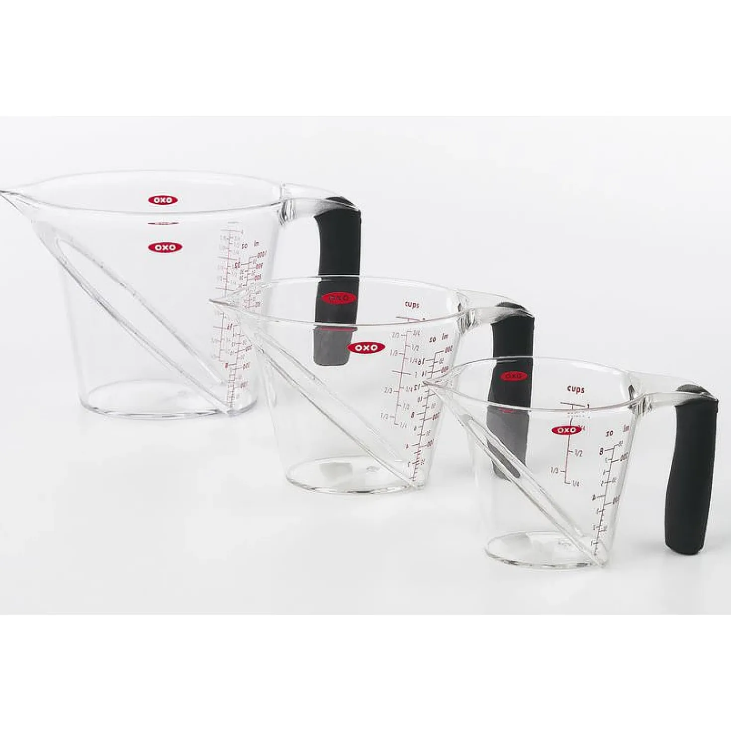 Oxo Maatbekerset 250 ml/500 ml/1000 ml