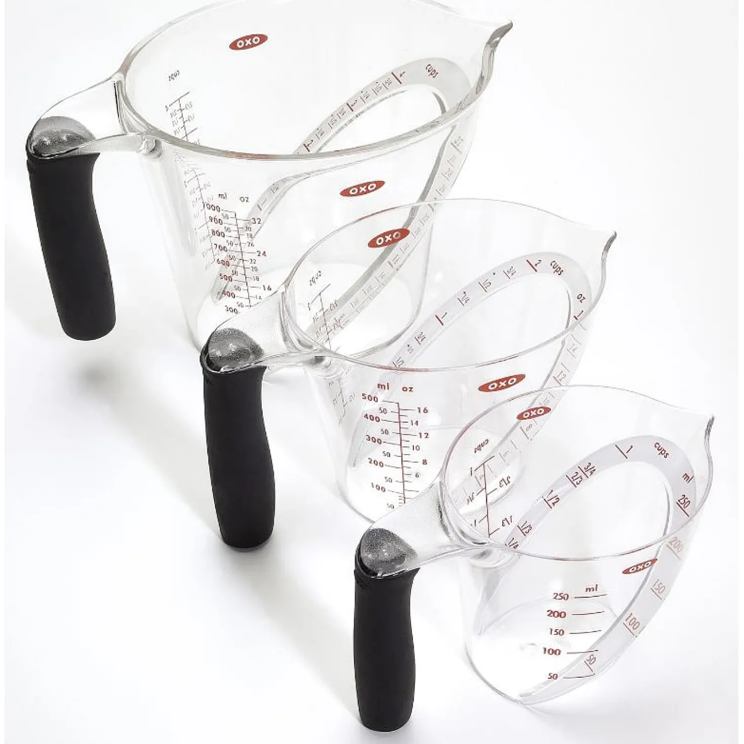 Oxo Maatbekerset 250 ml/500 ml/1000 ml