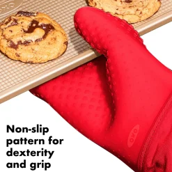 Oxo Siliconen Ovenwanten Rood (2 stuks)