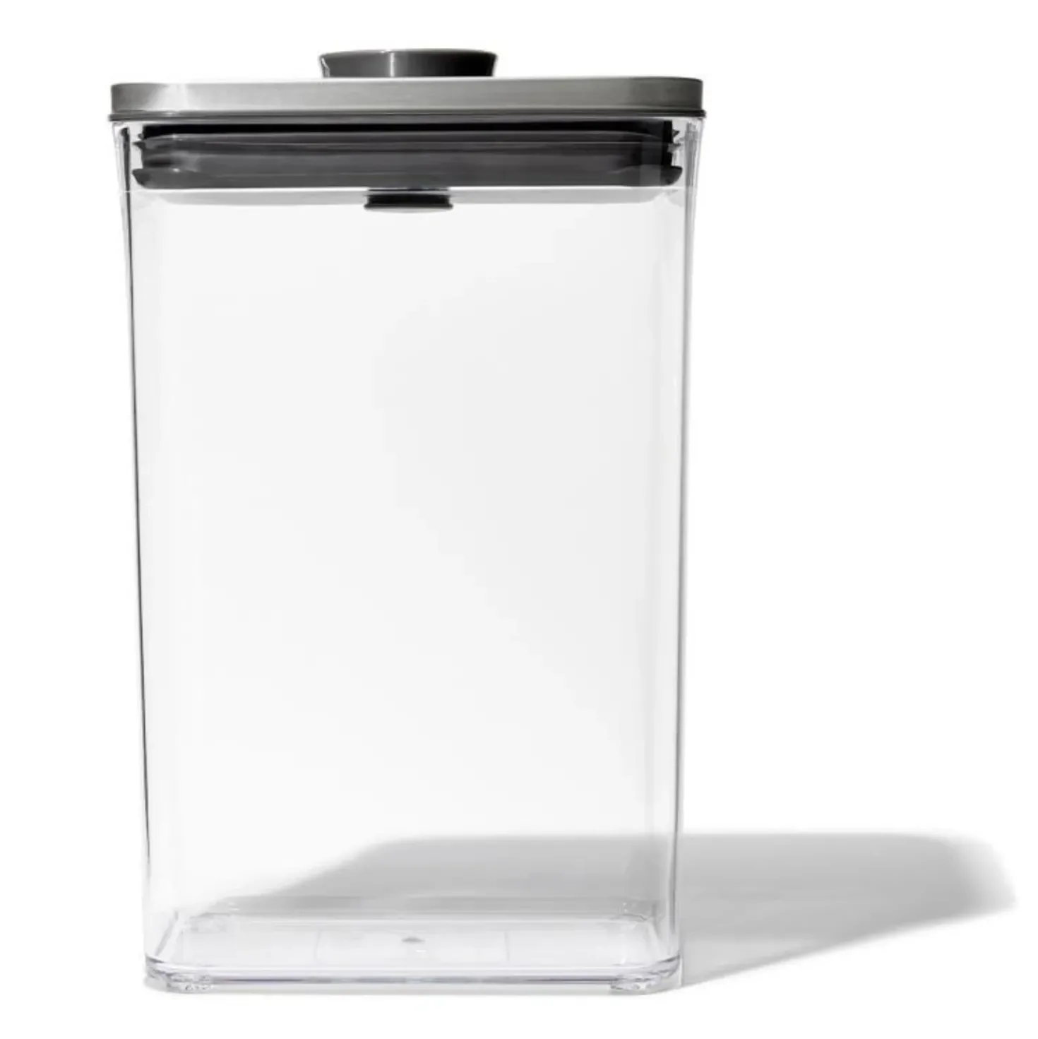 Oxo Voorraadbus Pop SteeL Container Rechthoek 2.6 Liter