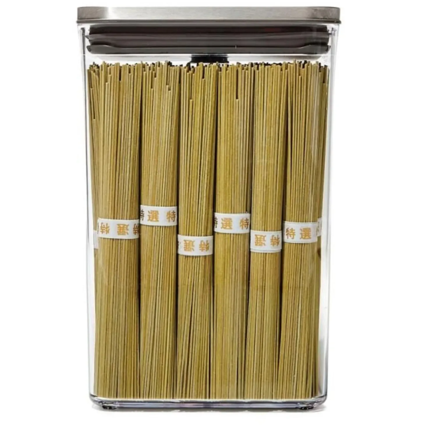 Oxo Voorraadbus Pop SteeL Container Rechthoek 2.6 Liter