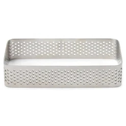 Patisse Garneerring Geperforeerd RVS Rechthoekig 10 x 6 cm