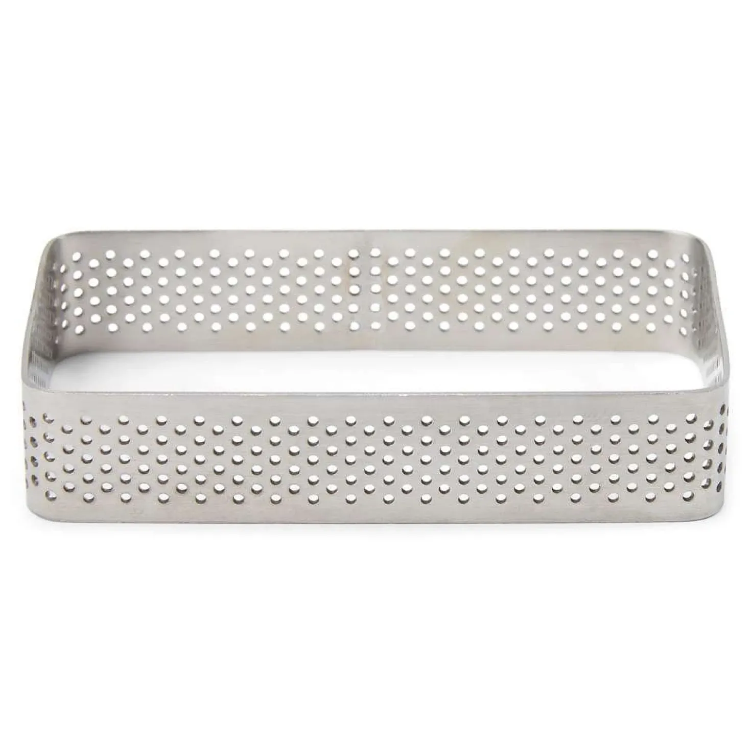 Patisse Garneerring Geperforeerd RVS Rechthoekig 10 x 6 cm