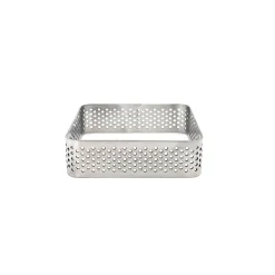 Patisse Garneerring Geperforeerd RVS Vierkant 7 cm