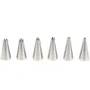 Patisse Kartel Spuitmondjes 6 Stuks RVS