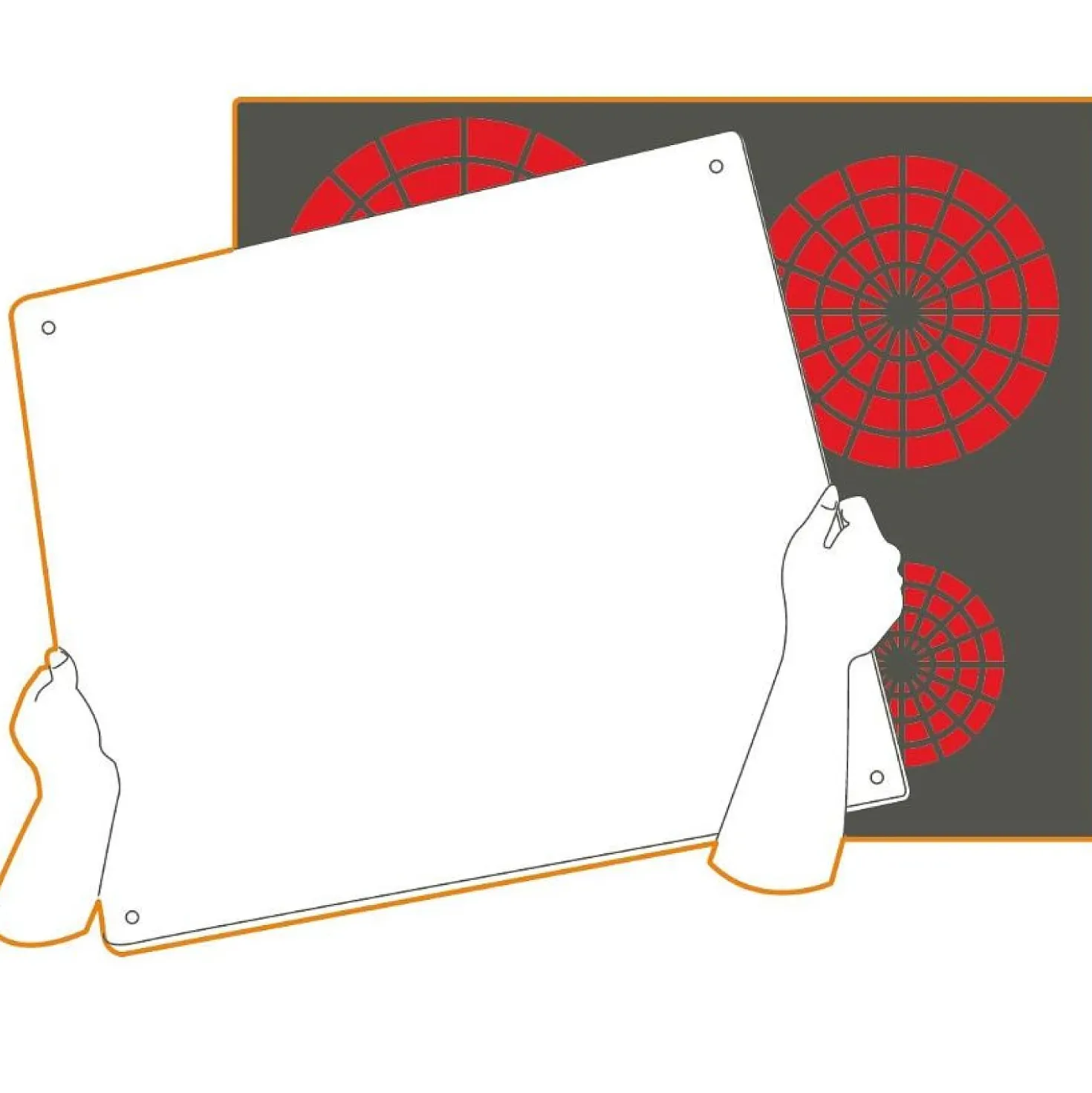 Pebbly Beschermplaat Voor Kookplaat 57 x 50 cm