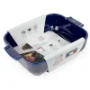 Peugeot Appolia Ovenschaal Rechthoek 25 cm Blauw