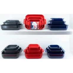Peugeot Appolia Ovenschaal Vierkant 21 cm Zwart