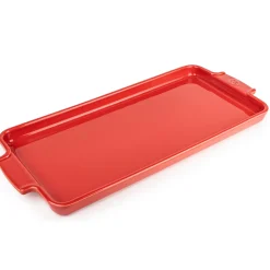 Peugeot Appolia Oven/Serveerplaat Rechthoek 40 cm Rood
