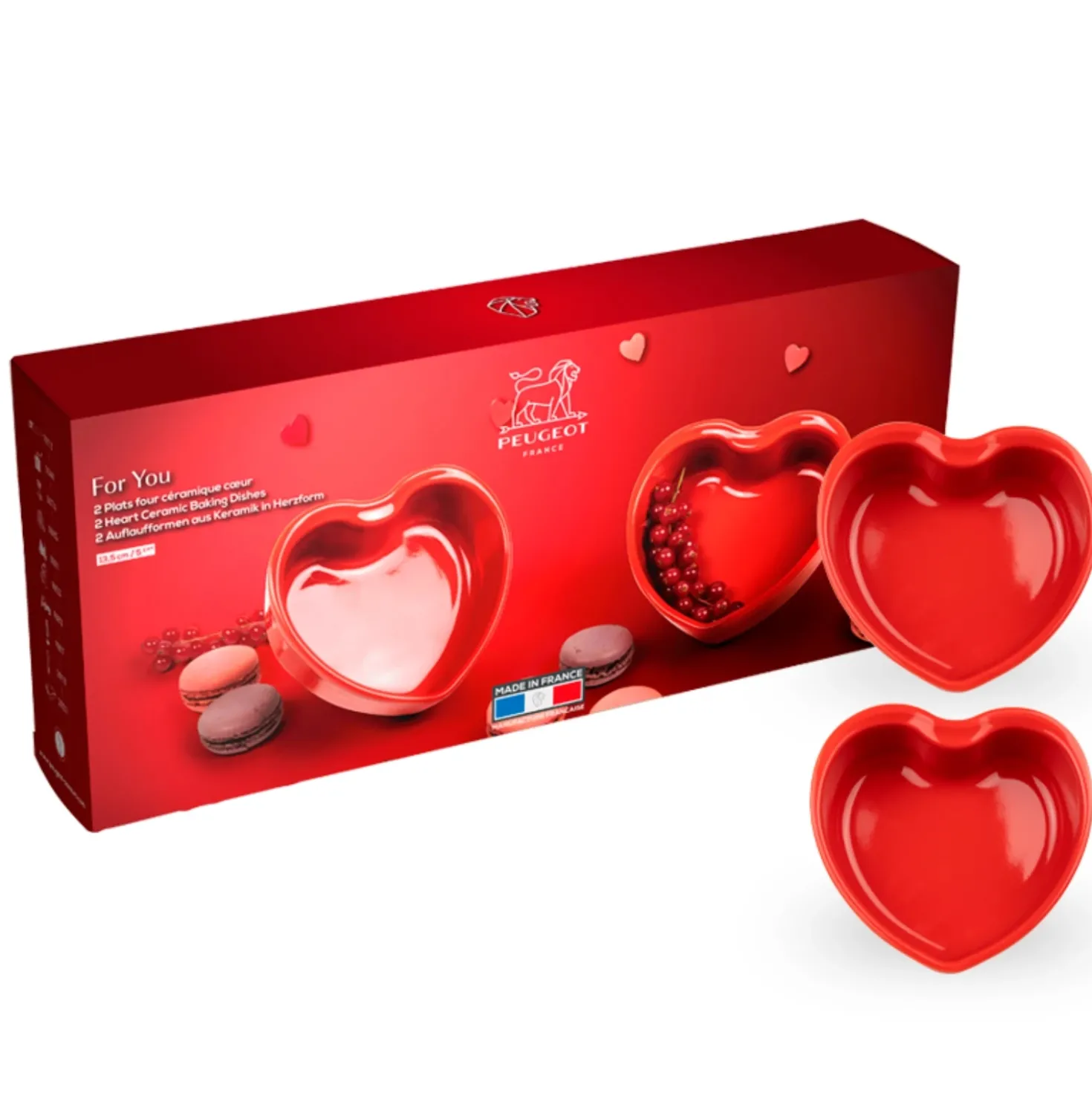 Peugeot For You Hartvormige Ovenschaaltjes 11 cm