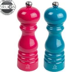 Peugeot Zout & Pepermolen ParisRama Zuurstokroze/Oceaanblauw 18 cm
