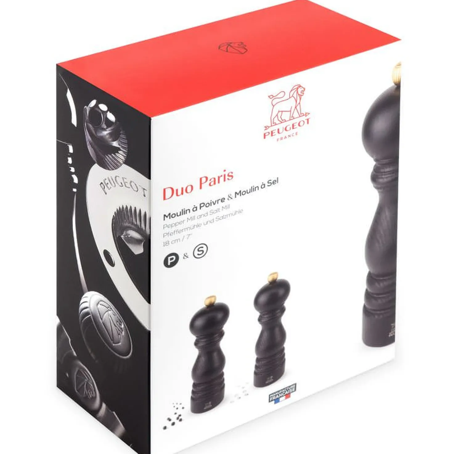 Peugeot Zout & Pepermolen Set Paris Chocolat U-select 18 cm