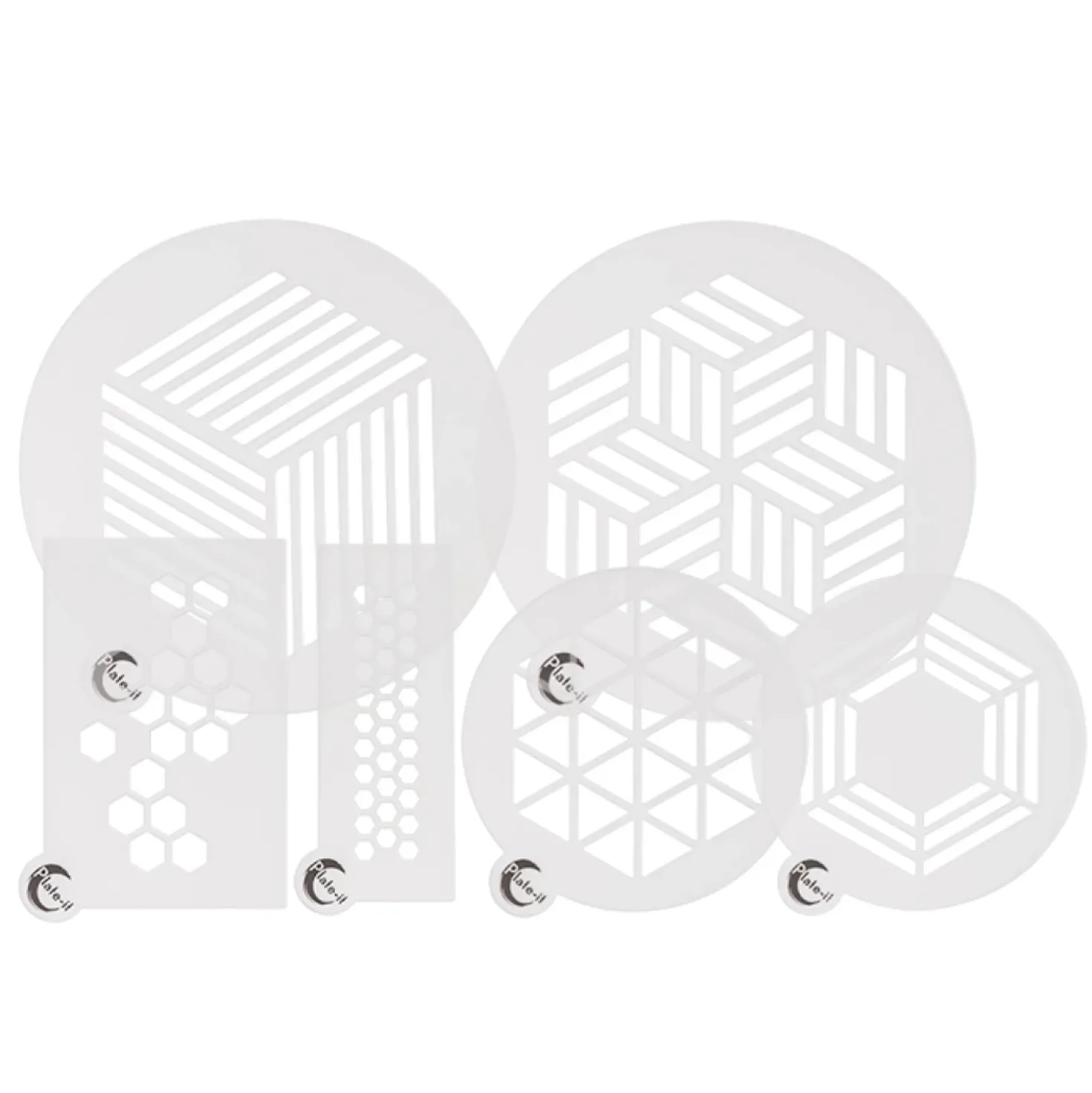 Plate-it Stencils Hexagon