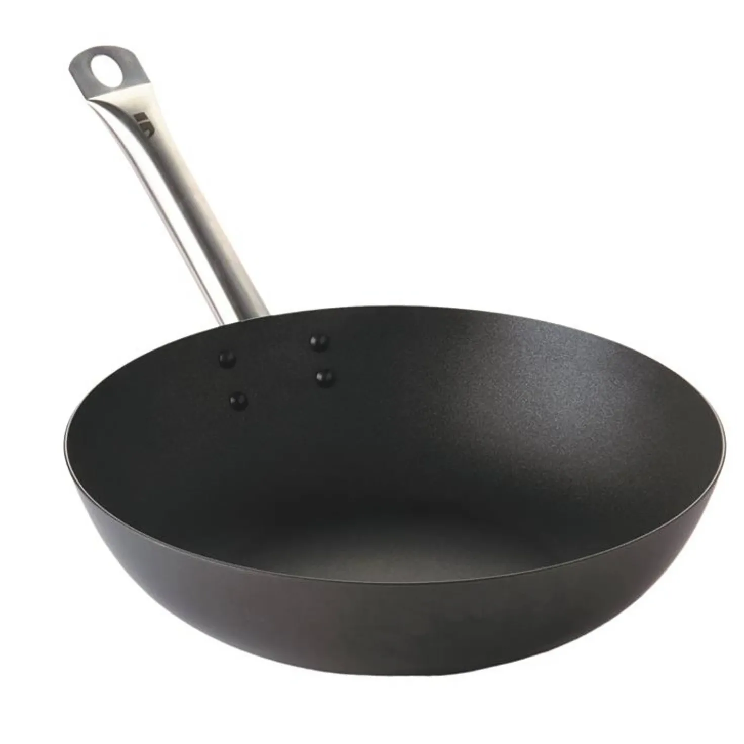 Point Virgule Wok Carbon Staal 30 cm