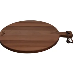 Puur Hout Ronde Serveerplank Walnoothout 30 cm