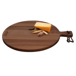 Puur Hout Ronde Serveerplank Walnoothout 30 cm