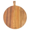 Puur Hout Ronde Serveerplank Teakhout 30 cm