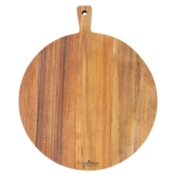 Puur Hout Ronde Serveerplank Teakhout 30 cm