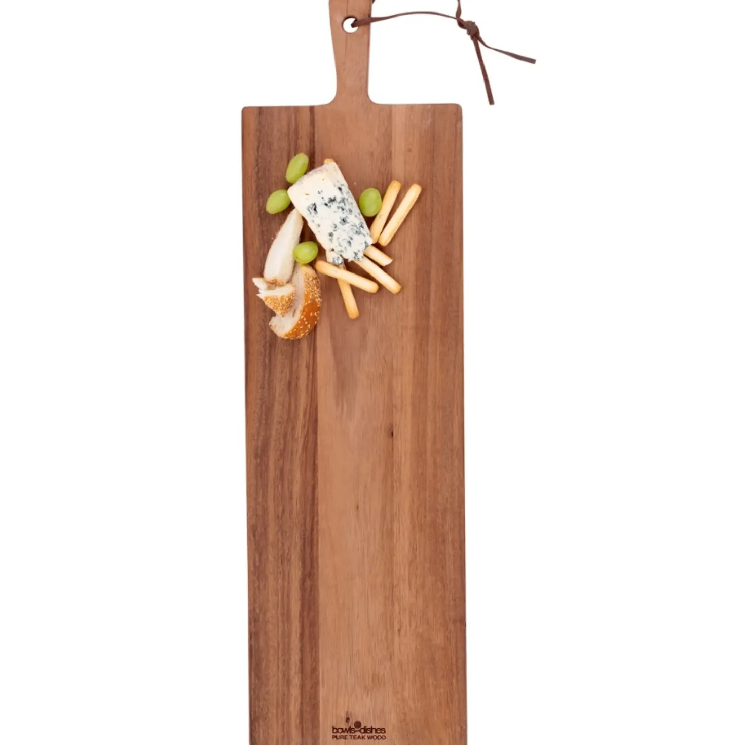 Puur Hout Serveerplank Teakhout met Handvat (69 x 20 cm)