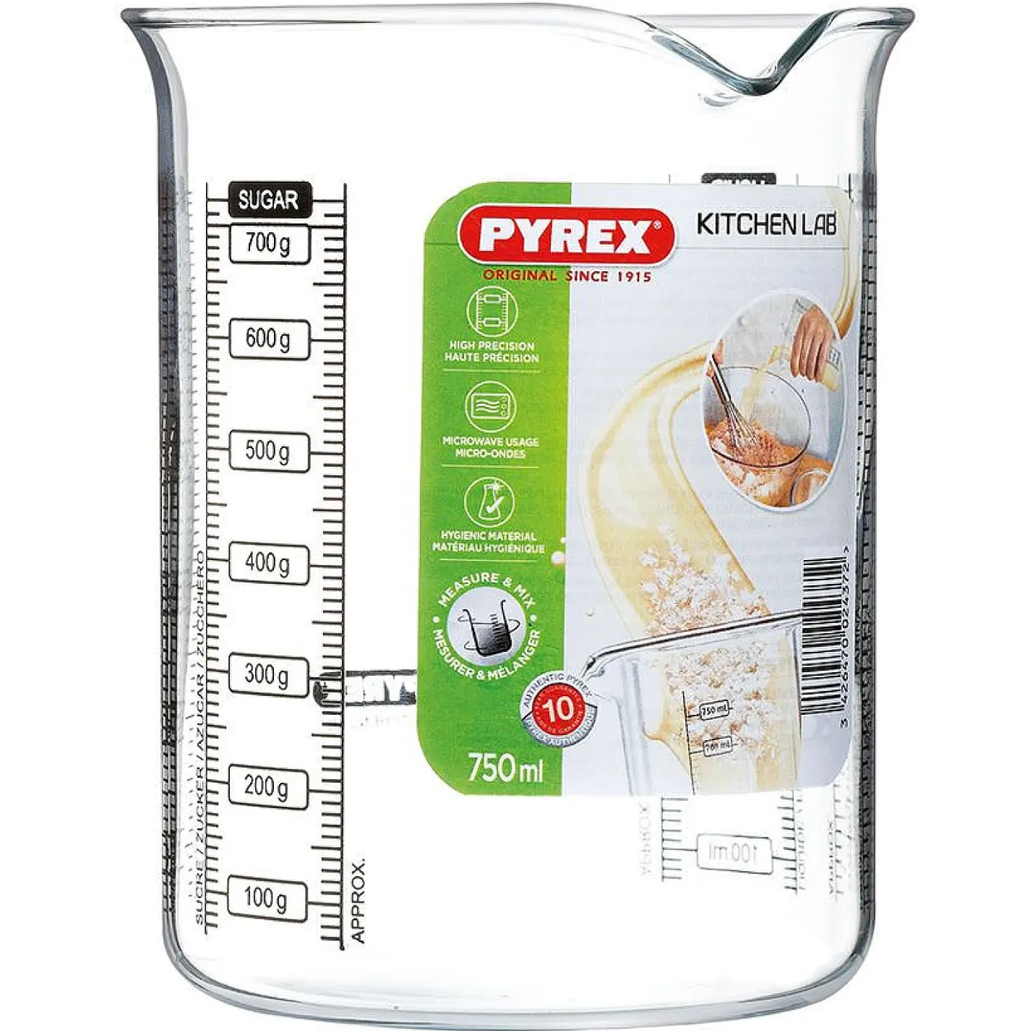 Pyrex Maatbeker Kitchen Lab 750 ml