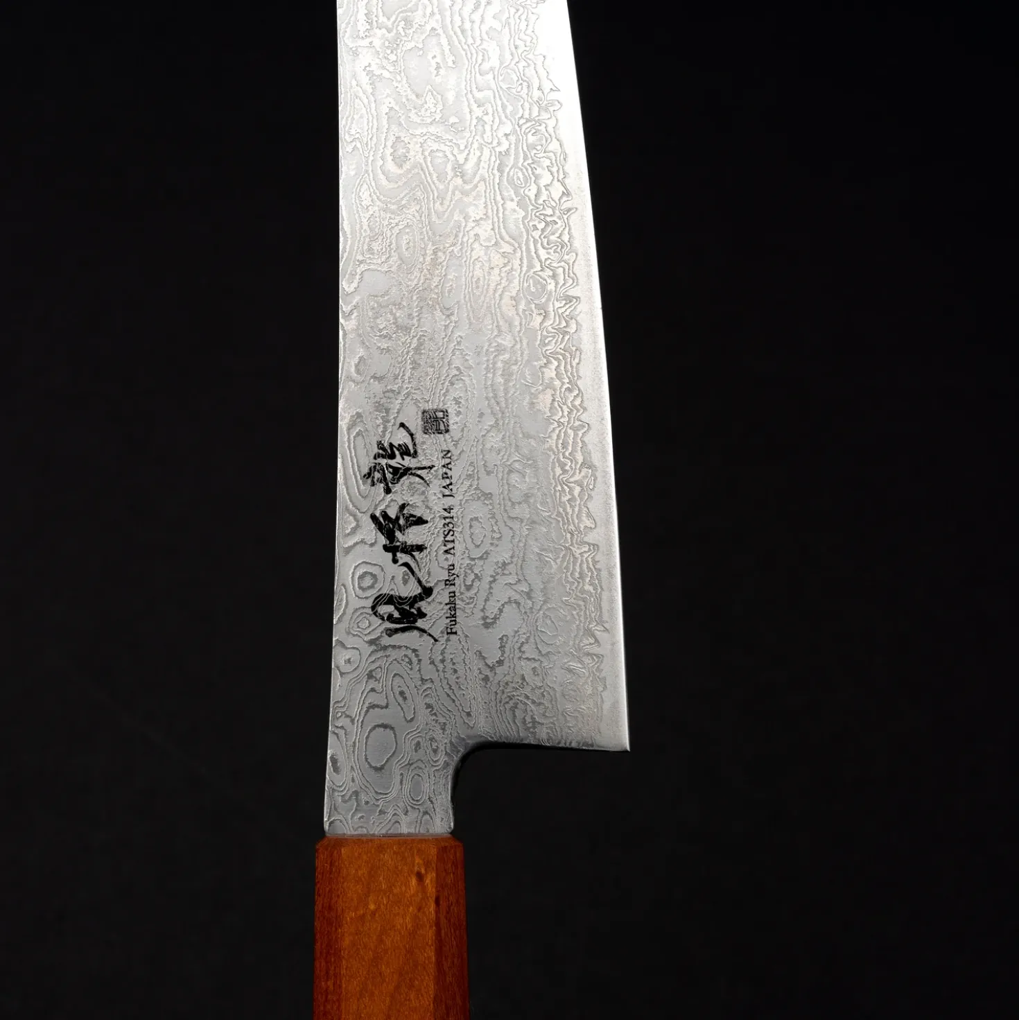 Ryusen Fukakuryu Maple WA Santoku 17 cm