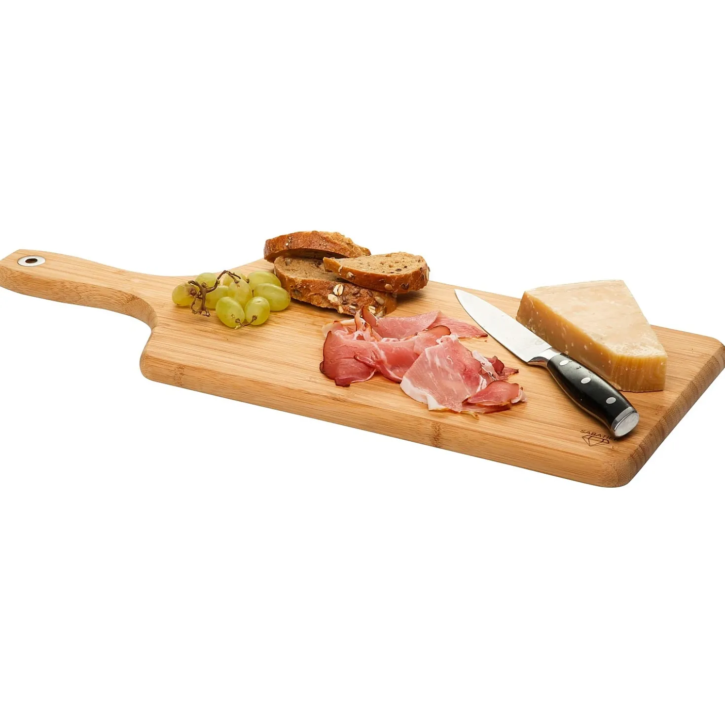 Sabatier Diamant Bamboe Snijplank met Handvat 41.5 x 15.5 cm