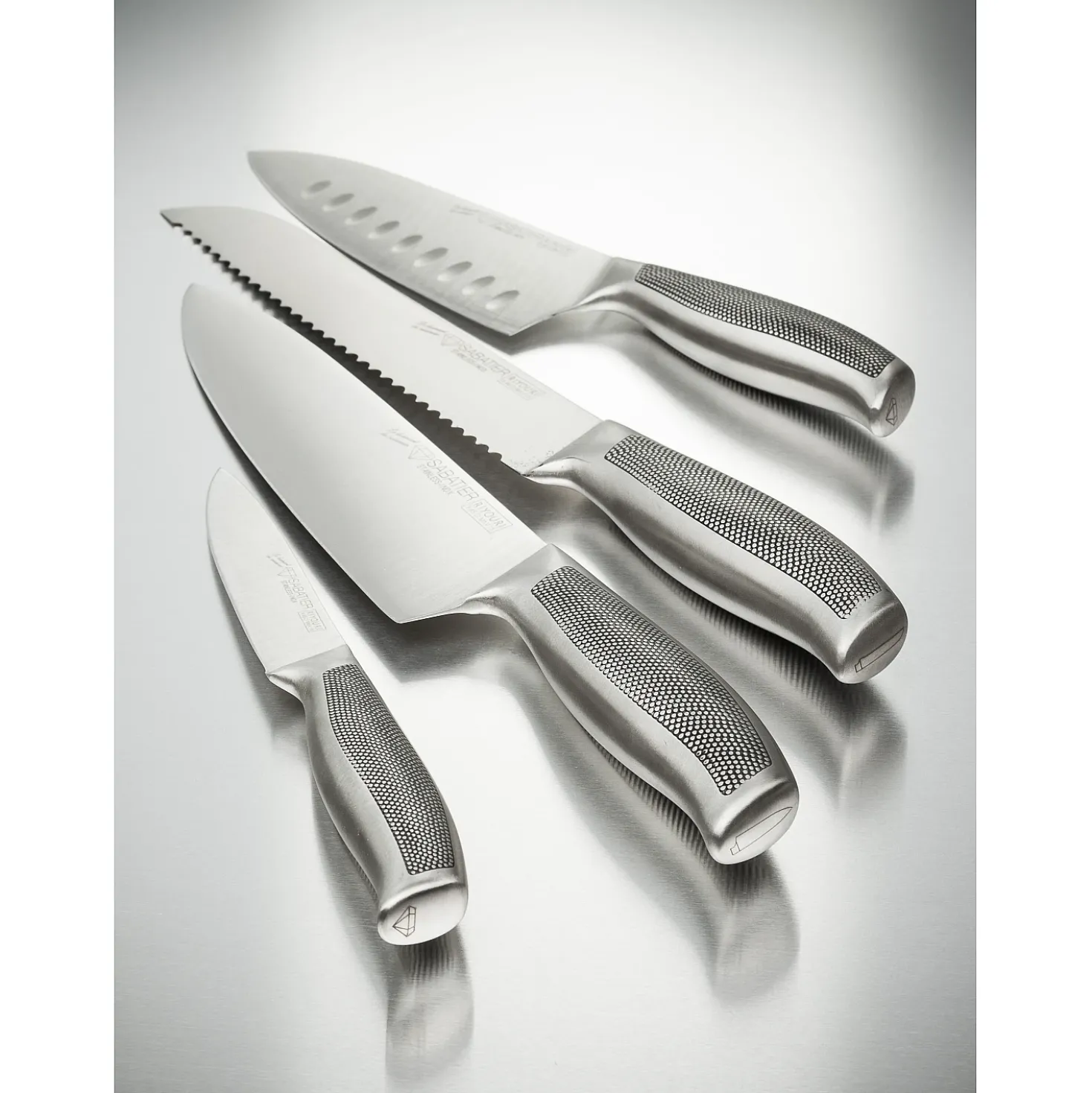 Sabatier Riyouri Messenblok Zwart Hout 5 Delig