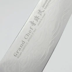 Sakai Takayuki Grand Chef Seigaiha Damascus Kengata 19 cm