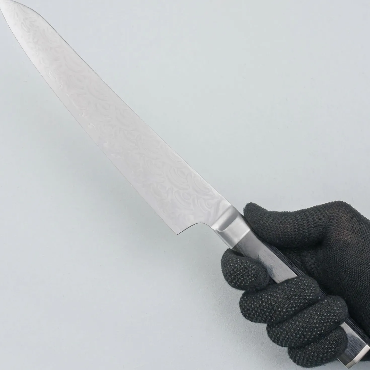 Sakai Takayuki Grand Chef Seigaiha Damascus Sujihiki 24 cm
