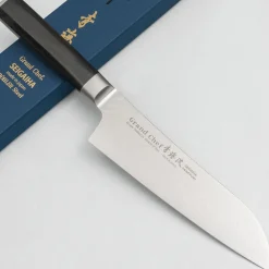 Sakai Takayuki Grand Chef Seigaiha Damascus Santoku 18 cm