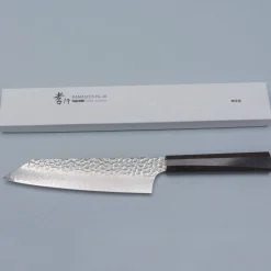 Sakai Takayuki 33 Layer Damascus Ebony Kengata 19 cm