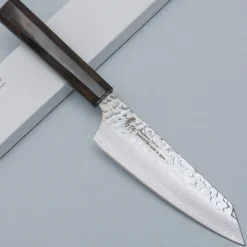 Sakai Takayuki 33 Layer Damascus Ebony Kengata 16 cm
