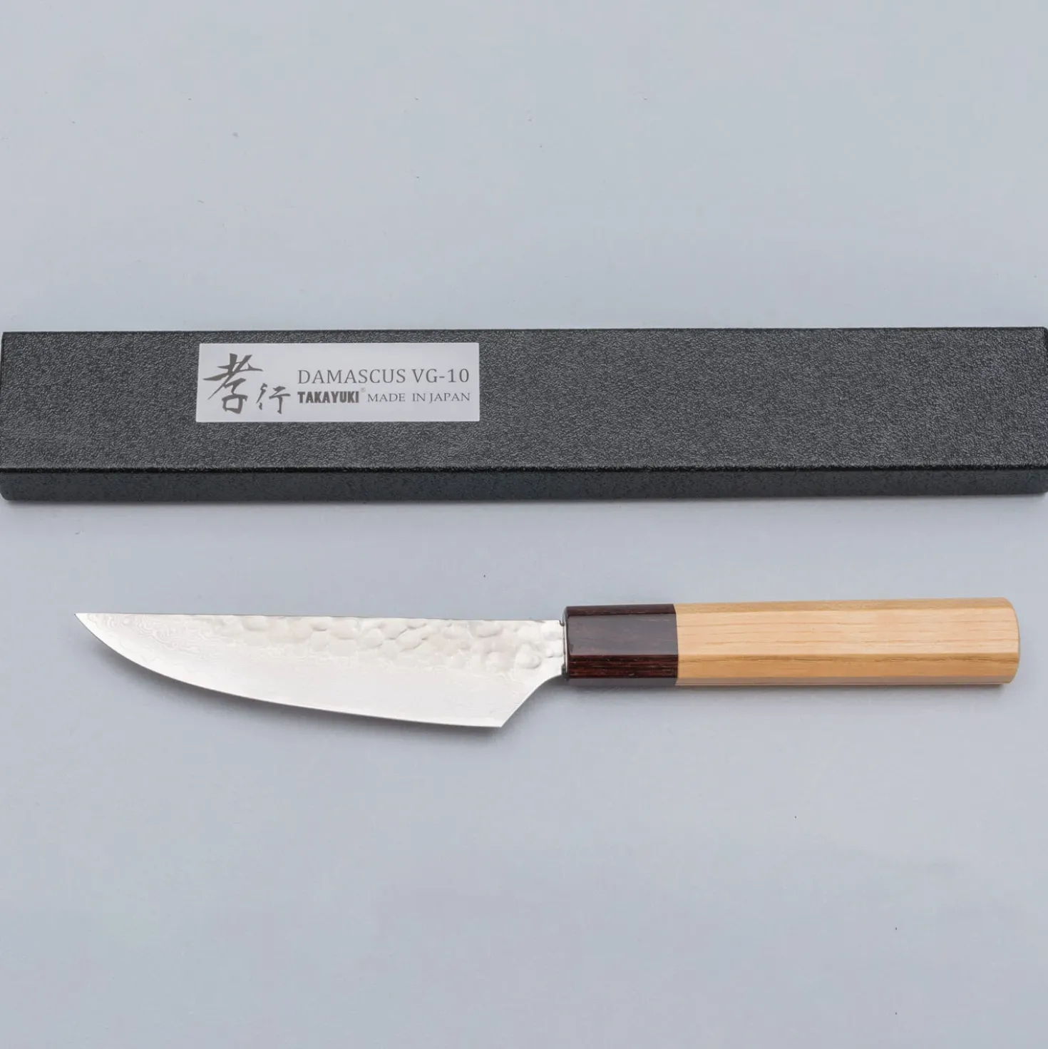 Sakai Takayuki 33 Layer Damascus Zelkova Steakmes