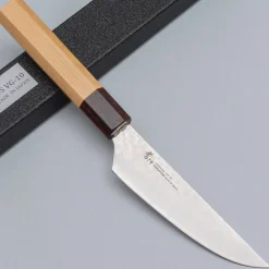 Sakai Takayuki 33 Layer Damascus Zelkova Steakmes