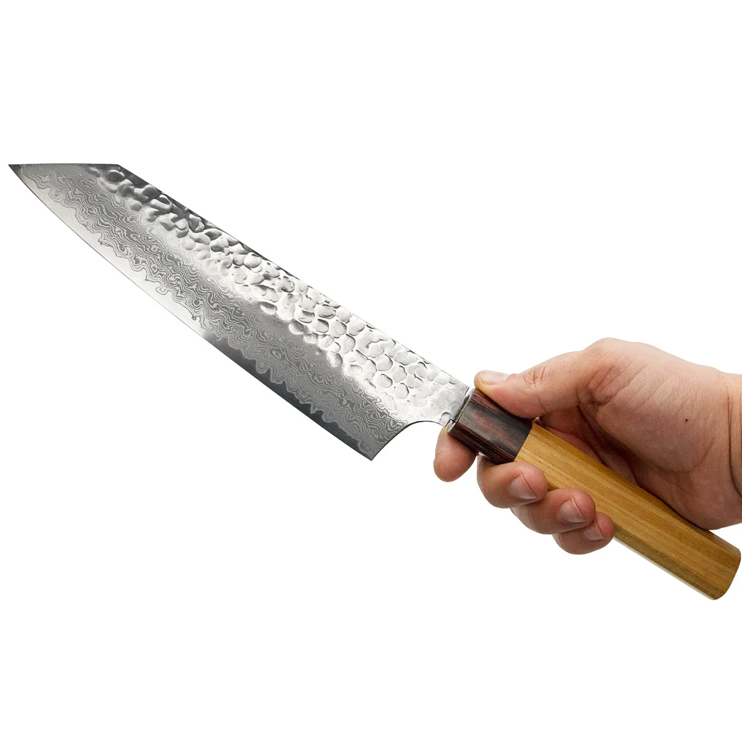 Sakai Takayuki 33 Layer Damascus Zelkova Kengata 19 cm