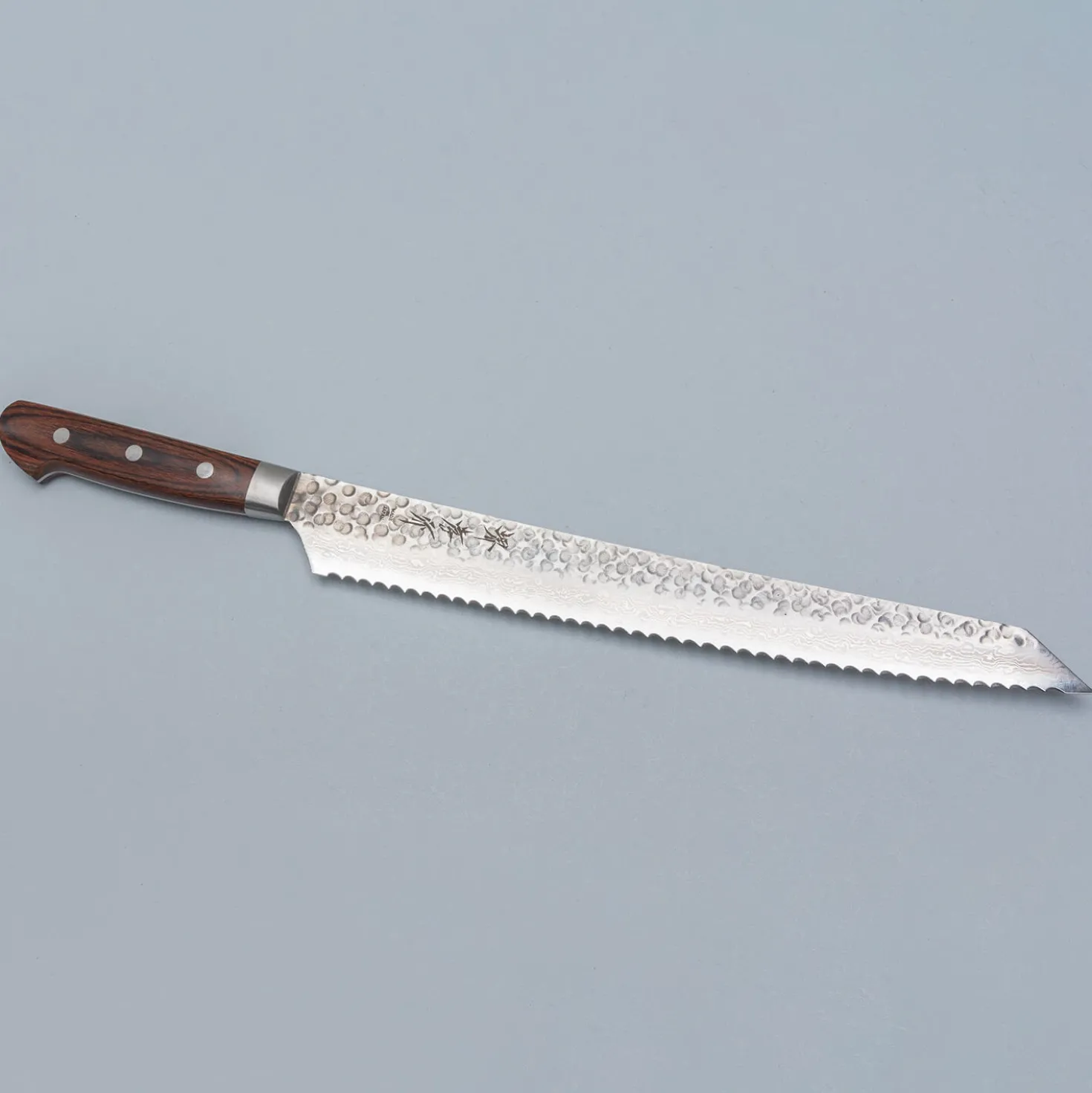 Sakai Takayuki 17 Layer Damascus Serrated Kiritsuke 30 cm